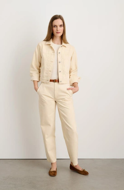 Alex Mill Trucker Jacket In Recycled Denim In Natural
