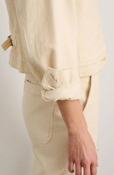 Alex Mill Trucker Jacket In Recycled Denim In Natural