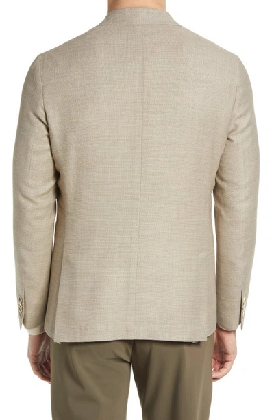 Jack Victor Queens Deconstructed Wool Sport Coat In Taupe
