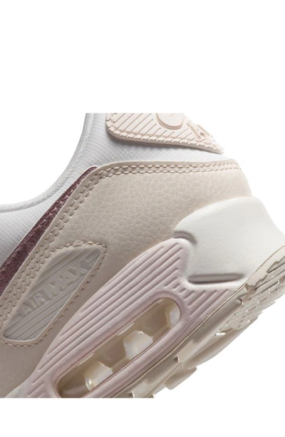 Shop Nike Air Max 90 Sneaker In Sail/ Pink Oxford-phantom