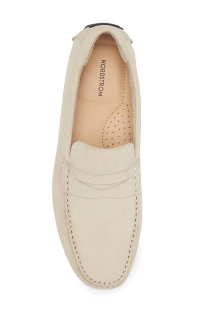 Shop Nordstrom Cody Driving Loafer In Beige Ivory