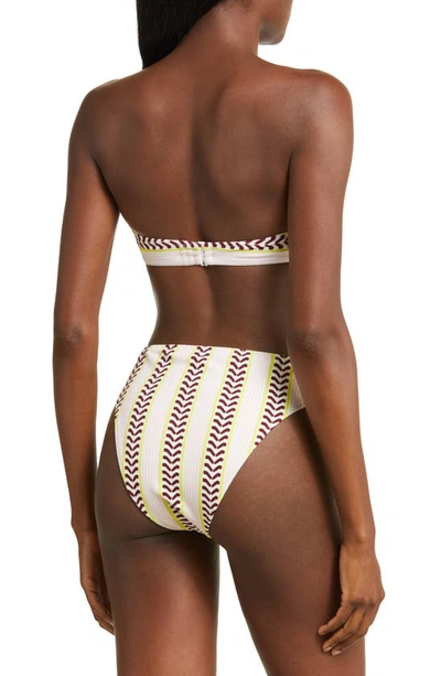 Shop Lemlem Kala High Leg Bikini Bottoms In Kesiti Pink