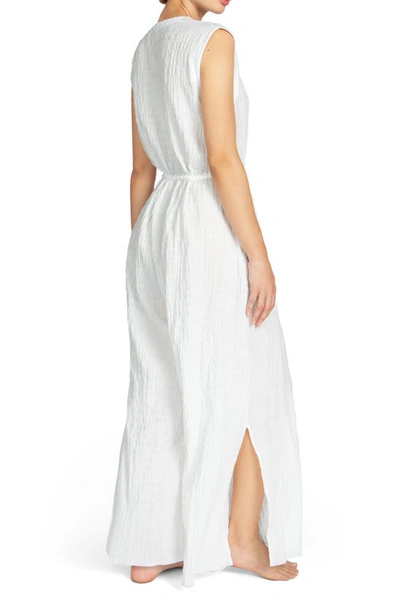 Shop Robin Piccone Fiona Cover-up Jumpsuit In White