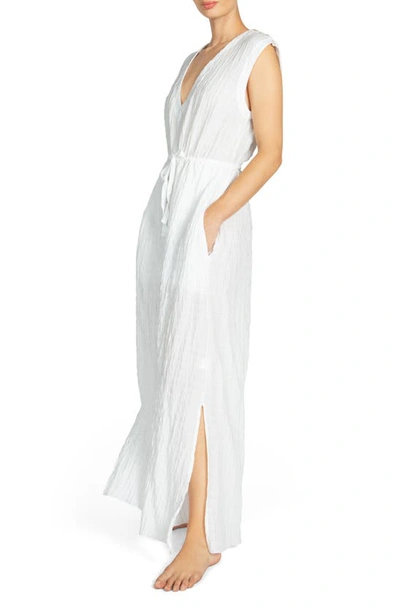 Robin Piccone Fiona Cover-up Jumpsuit In White