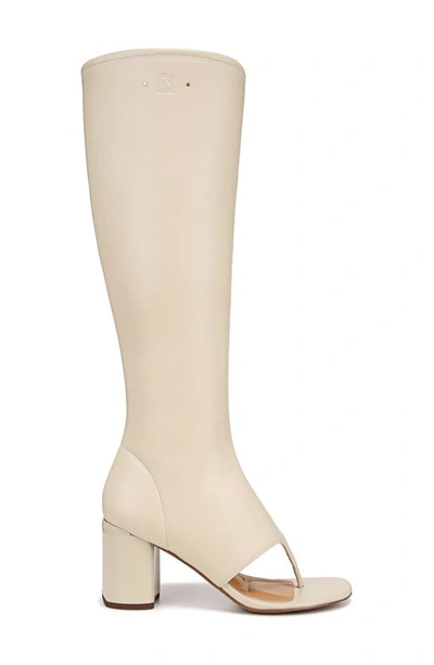 Shop Sarto By Franco Sarto Odette Peep Toe Boot In Ivory