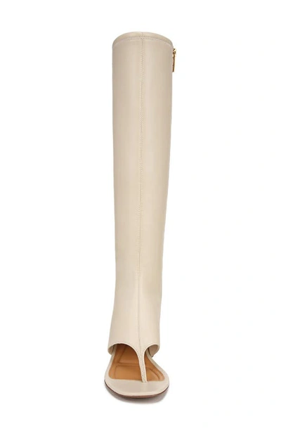 Shop Sarto By Franco Sarto Odette Peep Toe Boot In Ivory