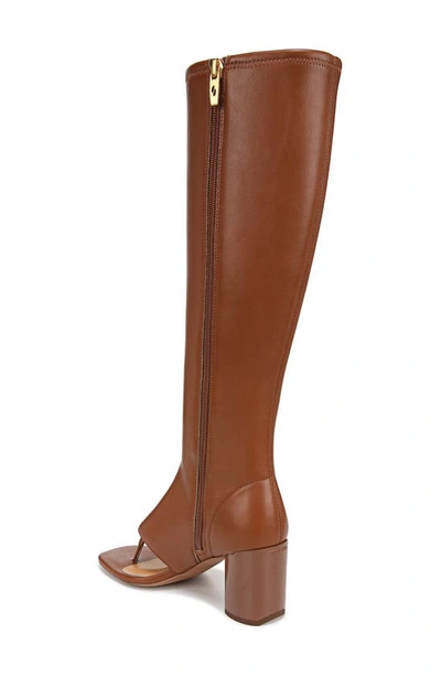 Shop Sarto By Franco Sarto Odette Peep Toe Boot In Cognac