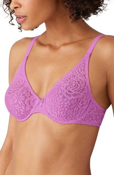 Shop Wacoal Halo Lace Convertible Underwire Bra In First Bloom
