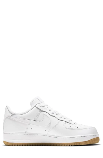 Shop Nike Air Force 1 '07 Sneaker In White/ White/ Gum Light Brown