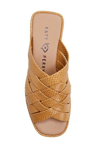 Katy Perry The Busy Bee Crisscross Platform Sandal In Biscotti