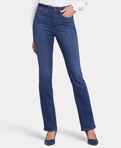 Shop Nydj Women's High Rise Billie Mini Bootcut Jeans In Blue Moon