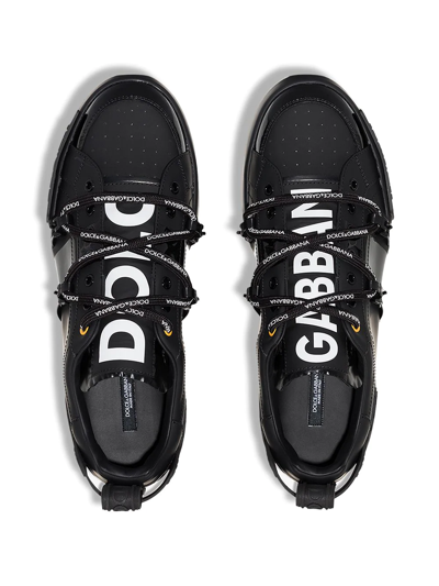 Shop Dolce & Gabbana Sneakers Portofino In Black
