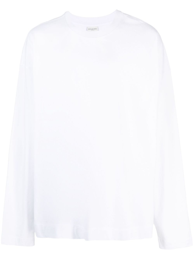 Shop Dries Van Noten T-shirt Hegland In White