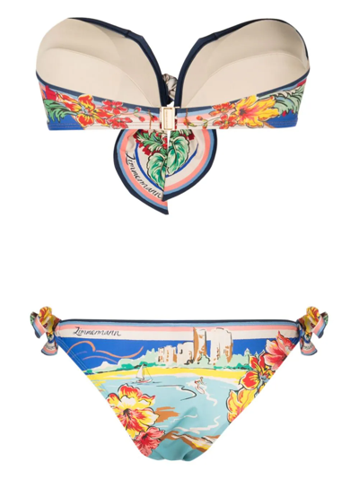 Shop Zimmermann Bikini Alight In Multicolor