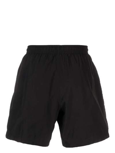 Shop Alexander Mcqueen Pantaloncini Da Bagno Varsity In Black