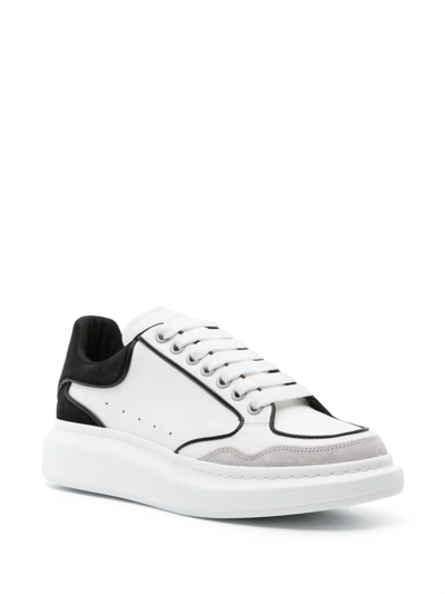 Shop Alexander Mcqueen Sneakers Oversize In White