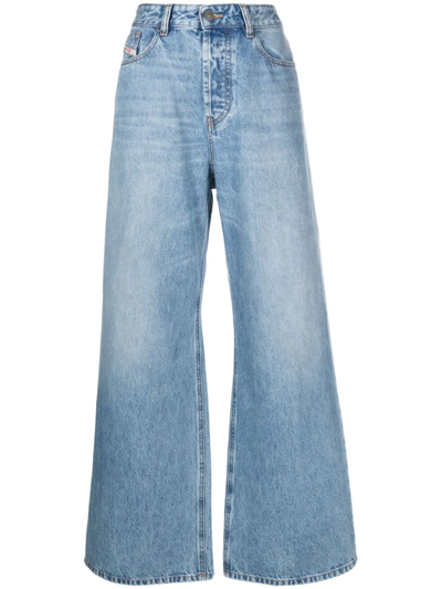 Shop Diesel Straight Jeans 1996 D-sire 09i29 In Blue
