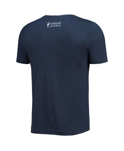 Ahead Navy Valspar Championship Snake Tri-blend T-shirt In Navy