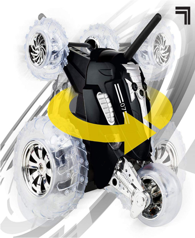 Sharper Image Toy Rc Monster Spinning Car In Black