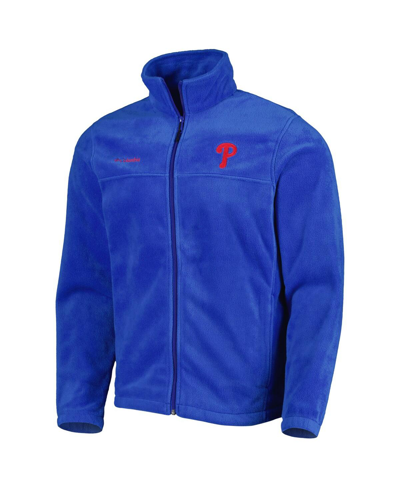 Columbia Men's  Royal Philadelphia Phillies Big And Tall Steens Mountain Full-zip Jacket In Royal