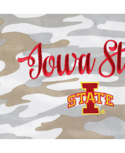 PRESSBOX WOMEN'S PRESSBOX CAMO IOWA STATE CYCLONES SAN PABLO PULLOVER HOODIE 