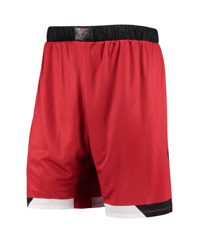 Shop Under Armour Men's  Red Texas Tech Red Raiders Team Replica Basketball Shorts