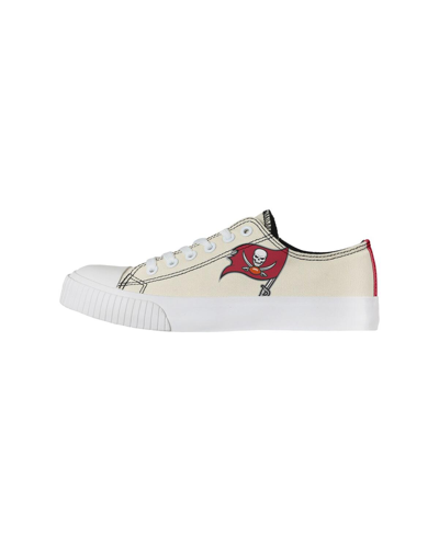 Foco Cream Tampa Bay Buccaneers Low Top Canvas Shoes In Cream