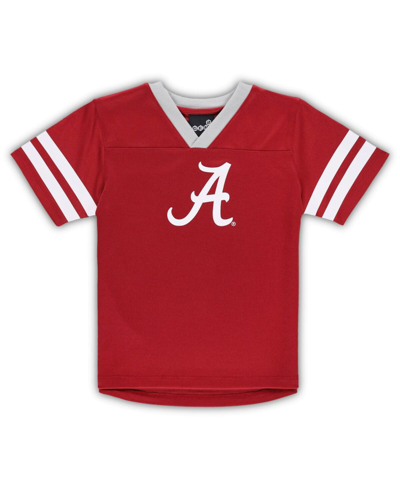 Outerstuff Toddler Boys And Girls Crimson, Gray Alabama Crimson Tide Red Zone Jersey And Pants Set In Crimson,gray