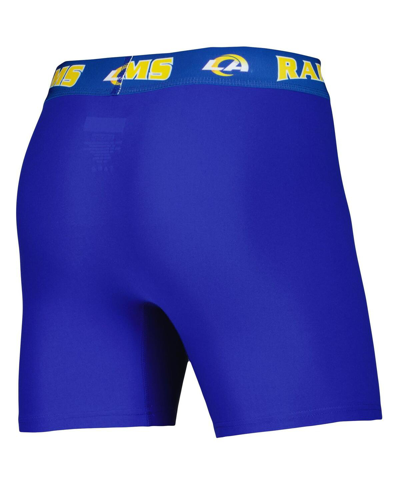 Shop Concepts Sport Men's  Royal, Gold Los Angeles Rams 2-pack Boxer Briefs Set In Royal,gold