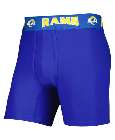 Shop Concepts Sport Men's  Royal, Gold Los Angeles Rams 2-pack Boxer Briefs Set In Royal,gold