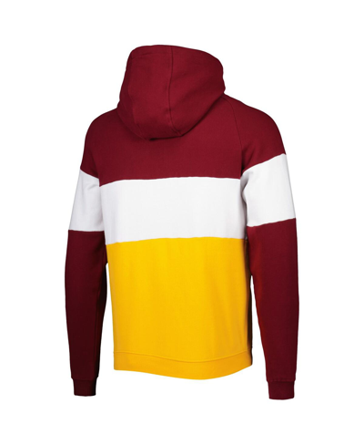New Era Men's  Gold Washington Commanders Colorblock Current Pullover Hoodie In Gold
