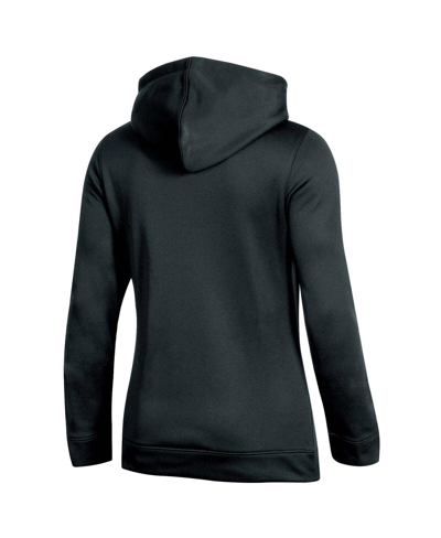 Champion Black Wake Forest Demon Deacons Arch Logo 2.0 Pullover Hoodie In Black