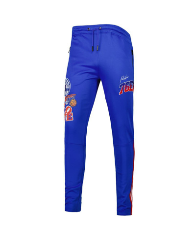 Shop Pro Standard Men's  Royal Philadelphia 76ers Hometown Track Pants