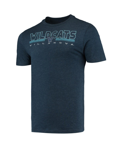 Concepts Sport Men's  Heathered Charcoal, Navy Villanova Wildcats Meter T-shirt And Pants Sleep Set In Heathered Charcoal,navy
