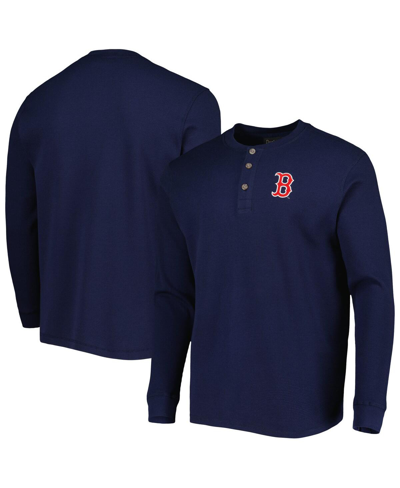 Shop Dunbrooke Men's  Boston Red Sox Navy Maverick Long Sleeve T-shirt