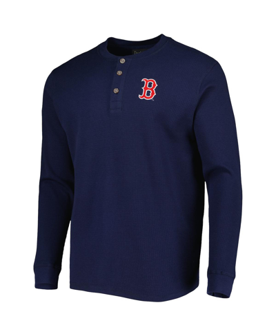 Shop Dunbrooke Men's  Boston Red Sox Navy Maverick Long Sleeve T-shirt