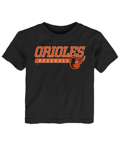 Shop Outerstuff Toddler Boys And Girls Black Baltimore Orioles Take The Lead T-shirt