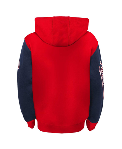 Shop Outerstuff Youth Boys Red Washington Nationals Poster Board Full-zip Hoodie