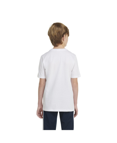 Shop Adidas Originals Little Boys Clay Logo Short Sleeves T-shirt In White