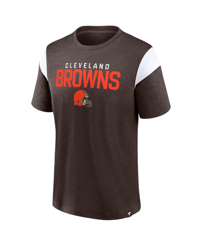Shop Fanatics Men's  Brown Cleveland Browns Home Stretch Team T-shirt