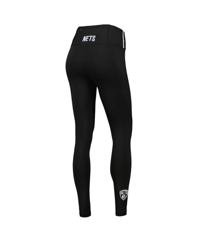 Pro Standard Black Brooklyn Nets Classics Lux Leggings In Black