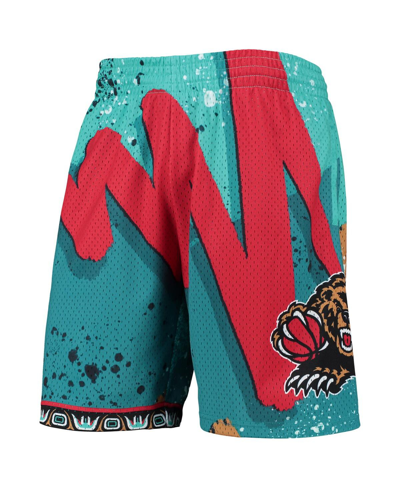 Shop Mitchell & Ness Men's  Turquoise Vancouver Grizzlies Hardwood Classics 1998 Hyper Hoops Swingman Shor