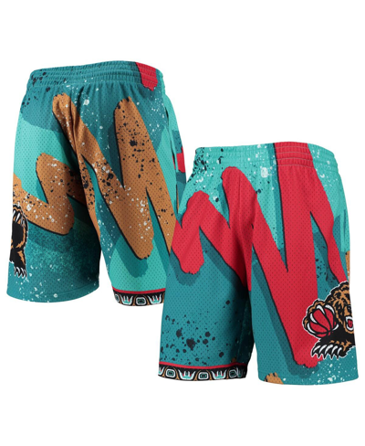 Shop Mitchell & Ness Men's  Turquoise Vancouver Grizzlies Hardwood Classics 1998 Hyper Hoops Swingman Shor