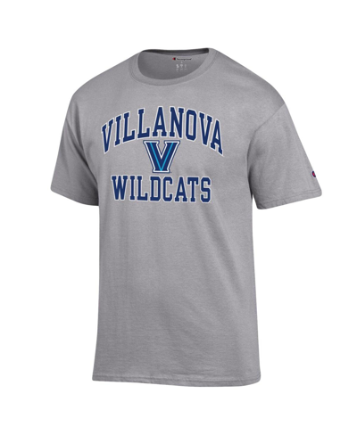 Shop Champion Men's  Heather Gray Villanova Wildcats High Motor T-shirt
