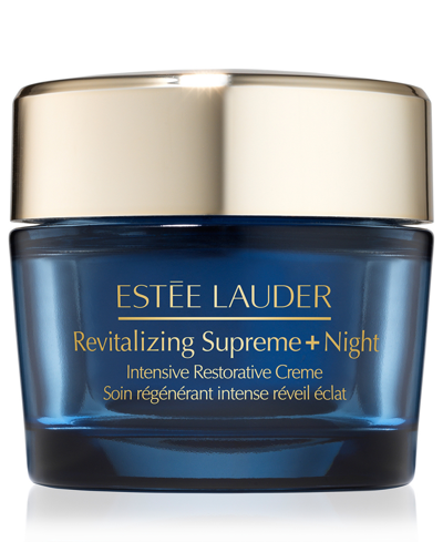 Shop Estée Lauder Revitalizing Supreme+ Night Intensive Restorative Moisturizer Cream, 1.7 Oz. In No Color
