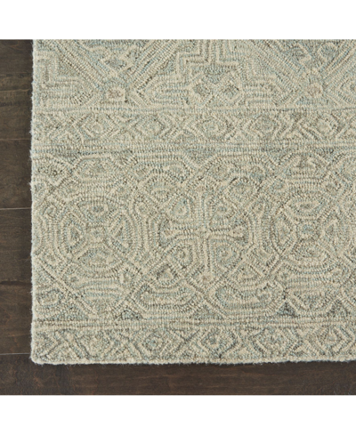 Nourison Home Azura Azm01 Ivory And Gray 8' X 11' Area Rug In Ivory,gray