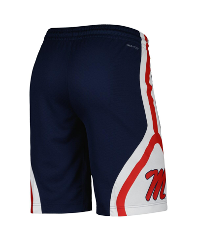 Nike Men's  Navy Ole Miss Rebels Replica Performance Basketball Shorts In Navy