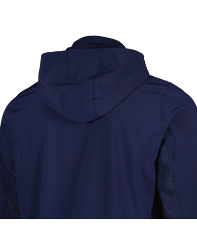 Under Armour Navy Notre Dame Fighting Irish Midlayer Half-zip Jacket In Navy