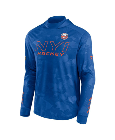 Fanatics Branded Royal New York Islanders Authentic Pro Locker Room Pullover Hoodie In Royal