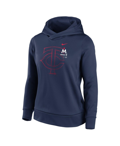 Nike Navy Minnesota Twins 2023 Big Game Fleece Pullover Hoodie In Navy